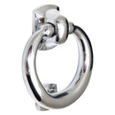 Prima - Ring Front Door Knocker 120mm x 110mm - Bright Chrome - BC28