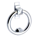 Prima - Ring Front Door Knocker  106mm - Bright Chrome - BC779