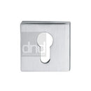 Standard Euro Profile Escutcheon Satin Chrome
 - BD04E-SC - Choice Handles