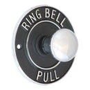 Prima - Round Embossed Pull for Butlers Bell  100mm - Bright Chrome - BH1014CBC