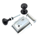 Prima - Door Fancy Rim Latch + Reeded Rim Knob 125mm x 120mm - Bright Chrome - BH1018BC/MB