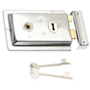 Prima - Door Rim Lock 155mm x 105mm - Bright Chrome - BH47