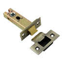 Prima - Door Tubular Latch CE Heavy Duty Backset 57mm 76mm - Antique Brass - BH77AB/3