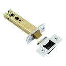 Prima - Door Tubular Latch CE Heavy Duty Backset 82mm 102mm - Bright Chrome - BH77BC/4