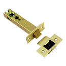 Prima - Door Tubular Latch CE Heavy Duty Backset 82mm 102mm - Satin Brass - BH77SB/4