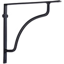 Heritage Brass Cable Shelf Bracket 10'' x 10'' Matt Black finish - BR2120 10-BKMT