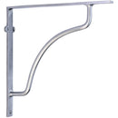 Heritage Brass Cable Shelf Bracket 10'' x 10'' Satin Chrome finish - BR2120 10-SC