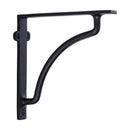 Heritage Brass Cable Shelf Bracket 6'' x 6'' Matt Black finish - BR2120 6-BKMT