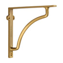Heritage Brass Cable Shelf Bracket 6'' x 6'' Satin Brass finish - BR2120 6-SB