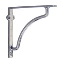 Heritage Brass Cable Shelf Bracket 6'' x 6'' Satin Chrome finish - BR2120 6-SC