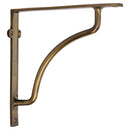 Heritage Brass Cable Shelf Bracket 8'' x 8'' Antique Brass finish - BR2120 8-AT
