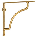 Heritage Brass Cable Shelf Bracket 8'' x 8'' Satin Brass finish - BR2120 8-SB