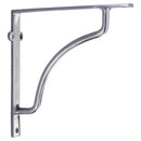 Heritage Brass Cable Shelf Bracket 8'' x 8'' Satin Chrome finish - BR2120 8-SC