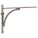 Heritage Brass Arch Shelf Bracket 10'' x 8'' Satin Nickel finish - BR2140 10-SN