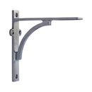 Heritage Brass Arch Shelf Bracket 6'' x 5'' Satin Chrome finish - BR2140 6-SC