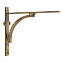 Heritage Brass Arch Shelf Bracket 8'' x 6.5'' Antique Brass finish - BR2140 8-AT