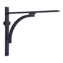 Heritage Brass Arch Shelf Bracket 8'' x 6.5'' Matt Black finish - BR2140 8-BKMT
