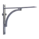Heritage Brass Arch Shelf Bracket 8'' x 6.5'' Satin Chrome finish - BR2140 8-SC