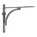 Heritage Brass Arch Shelf Bracket 8'' x 6.5'' Satin Nickel finish - BR2140 8-SN