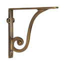 Heritage Brass Ornate Shelf Bracket 6'' x 5'' Antique Brass finish - BR2170 6-AT