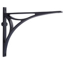 Heritage Brass Bridge Shelf Bracket 10'' x 8'' Matt Black finish - BR2190 10-BKMT