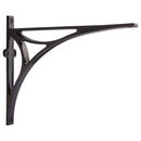 Heritage Brass Bridge Shelf Bracket 10'' x 8'' Matt Bronze finish - BR2190 10-MB