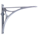 Heritage Brass Bridge Shelf Bracket 10'' x 8'' Satin Chrome finish - BR2190 10-SC