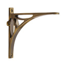 Heritage Brass Bridge Shelf Bracket 6'' x 5'' Antique Brass finish - BR2190 6-AT