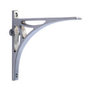 Heritage Brass Bridge Shelf Bracket 6'' x 5'' Satin Chrome finish - BR2190 6-SC