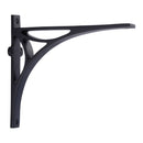 Heritage Brass Bridge Shelf Bracket 8'' x 6.5'' Matt Black finish - BR2190 8-BKMT