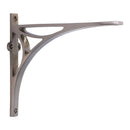 Heritage Brass Bridge Shelf Bracket 8'' x 6.5'' Satin Nickel finish - BR2190 8-SN