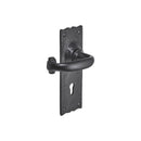 Spira Brass - Burford Lever Lock Handles - Black - BR4001 - Choice Handles