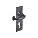 Spira Brass - Burford Lever Euro Cylinder Handles - Black - BR4002 - Choice Handles