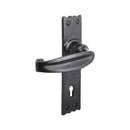 Spira Brass - Charlbury Lever Lock Handles - Black - BR4006 - Choice Handles