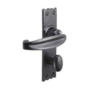 Spira Brass - Charlbury Lever Bathroom Handles - Black - BR4008 - Choice Handles