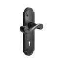 Spira Brass - Laverton Lever Lock Handles - Black - BR4021 - Choice Handles