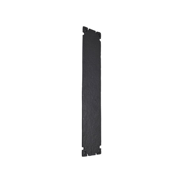 Spira Brass - Rectangular Finger Plate - Black - BR4253 - Choice Handles