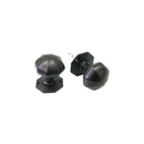 Spira Brass - Octagonal Rim/Mortice Door Knob - Black - BR4304 - Choice Handles