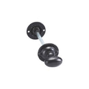 Spira Brass - Oval Thumbturn & Release - Black - BR4350 - Choice Handles