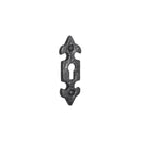 Spira Brass - Fleur de Lys Escutcheon - Black - BR4351 - Choice Handles