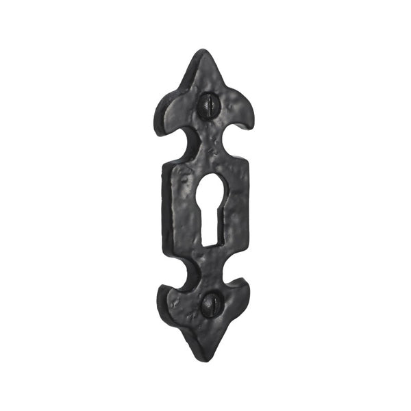 Spira Brass - Fleur de Lys Escutcheon - Black - BR4351 - Choice Handles