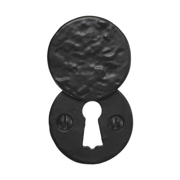 Spira Brass - Round Covered Escutcheon - Black - BR4358 - Choice Handles