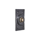 Spira Brass - Rectangular Door Bell Push - Black - BR4362 - Choice Handles