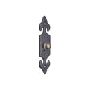 Spira Brass - Fleur de Lys Door Bell Push - Black - BR4363 - Choice Handles