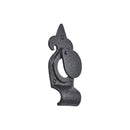 Spira Brass - Fleur de Lys Cylinder Pull - Black - BR4364 - Choice Handles