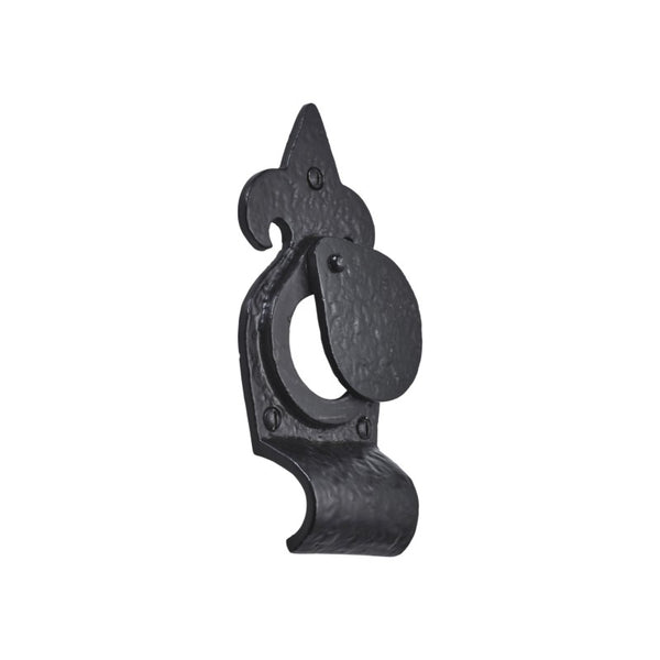 Spira Brass - Fleur de Lys Cylinder Pull - Black - BR4364 - Choice Handles