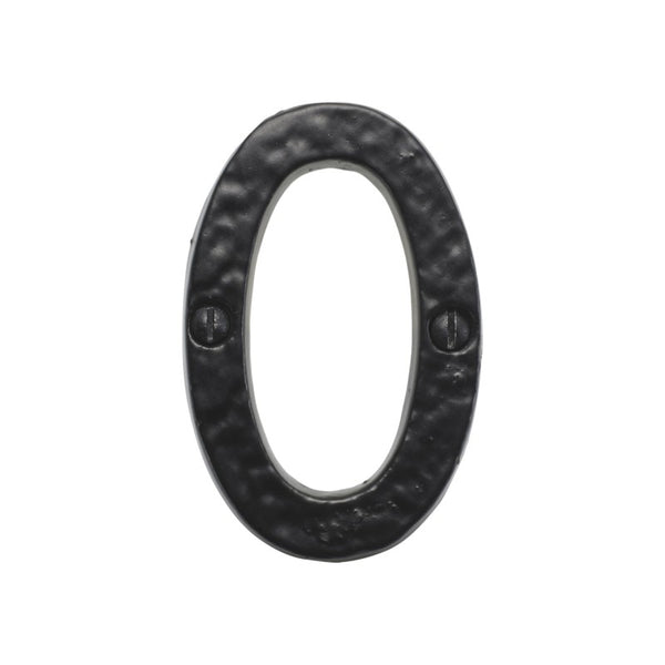 Spira Brass - Door Numerals (Number 0) - Black - BR43660 - Choice Handles