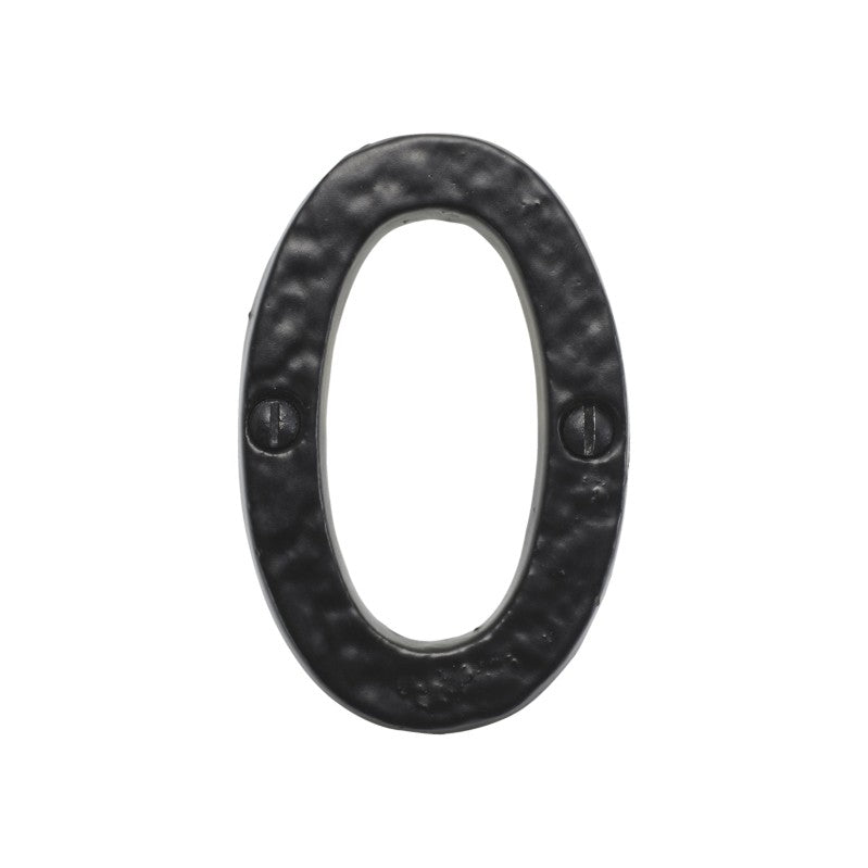 Spira Brass - Door Numerals (Number 0) - Black - BR43660 - Choice Handles