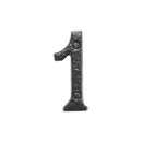 Spira Brass - Door Numerals (Number 1) - Black - BR43661 - Choice Handles