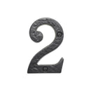 Spira Brass - Door Numerals (Number 2) - Black - BR43662 - Choice Handles
